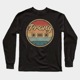 prong cassette retro circle Long Sleeve T-Shirt